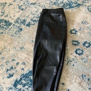 Size small faux leather pants. Charlotte Rousse
